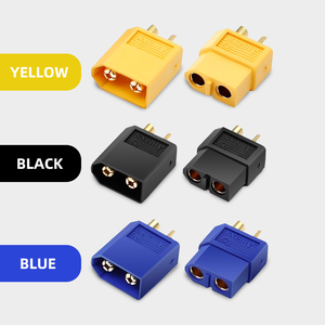 Xt60 <span class=keywords><strong>Connector</strong></span> Kabel Voor Rc Lipo Batterij Quadcopter Multicopter Mannelijke En Vrouwelijke Panel Mount Voor E-Bike Batterij Amass Xt60 - Product Image 6