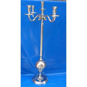 Premium Quality Crystal Glass 5 Arm Candelabra <b>Candle</b> Holder for Long Lasting Elegant Decoration - Product Image 3