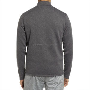 Usine de haute qualité personnalisé sans capuche poitrine poche intérieure Slim Fit coton éponge française 400 gsm sweat à capuche zippé - Product Image 2