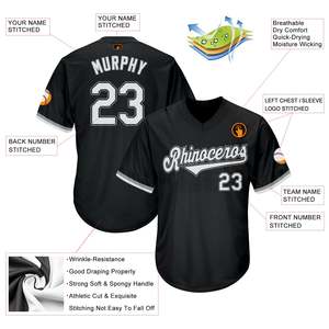 Maillot de baseball personnalisé avec logo OEM ODM Fabricant Fournisseur Vente en gros Marque privée Conception personnalisée - Product Image 5