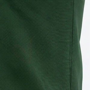 Polo à manches courtes vert pour homme, 100% coton, tissu Oxford respirant, coupe décontractée, couleur unie, design tissé - Product Image 5