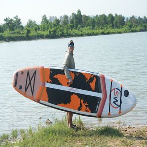 Tavola da Stand Up Paddle Gonfiabile 11FT X34"x6" con Accessori, Materiale Drop Stitch per Touring e Sport Acquatici - Product Image 1