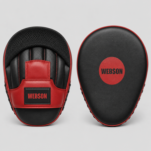 Webson Boxing <b>Focus</b> Mitts PU Leather for Closure Breathable Adjustable Wrist Strap Customized Packaging Training Martial Arts - Product Image 2
