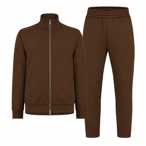 Men Winter Fleece Tracksuit Set Long Sleeve Zipper <b>Jacket</b> and Sweatpants Casual Sports <b>Gym</b> Jogger Suit Breathable Streetwear - Product Image 3