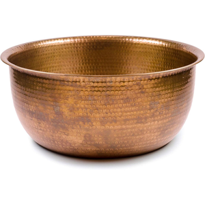 Bassin de Pédicure en Cuivre Martelé Fait Main Pur, pour Bain de Pieds Thérapeutique et Relaxation Spa, pour Salon et Usage Domestique, Massage Ajustable - Product Image 6
