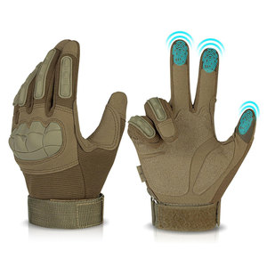 ถุงมือเพ้นท์บอลหนังสไตล์แทคติคอล พื้นผิวเสริมแรงเพิ่มการยึดเกาะ ปิดด้วยแถบตีนตุ๊กแก สายรัดข้อมือปรับได้ ยืดหยุ่น สวมใส่สบาย - Product Image 1