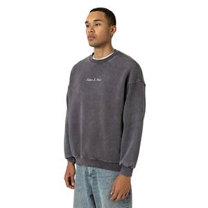 Sweat-shirts en molleton de coton lavé pour hommes, coupe ample, col rond, design personnalisé, hiver - Product Image 3