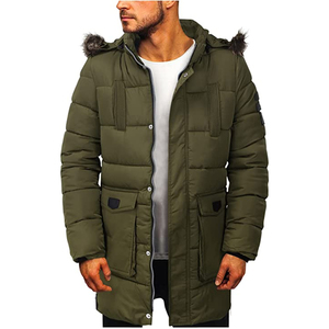 High Quality Autumn Parka Jacket for <b>Men</b> with Breathable Fur Hood Stand Collar Reversible & Windproof-Premium Quality - Product Image 1