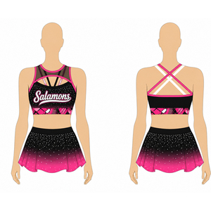 Vestidos de Práctica de Animadoras Personalizables Unisex para Niños, Servicio de Fabricante OEM, Spandex/Algodón 220g - Product Image 1