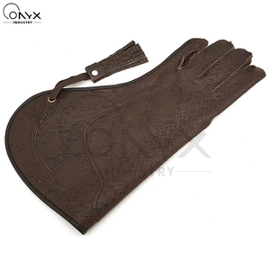 Gants de fauconnerie en cuir haute protection, coutures renforcées, mitaines d'entraînement, prix de gros, mitaines pour animaux - Product Image 2