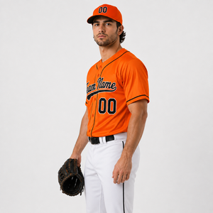 comfortable baseball top featuring quality fabric for sports <b>clubs</b> and organized baseball games with active comfort for players - Product Image 1