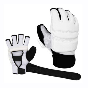Équipement de boxe professionnel, gants en cuir MMA, demi-doigts, cuir de vache véritable, gants MMA durables, 2026 - Product Image 5