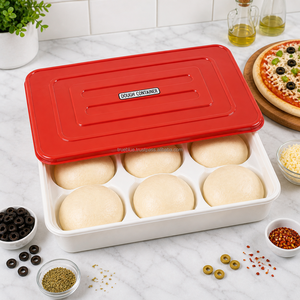 Contenedor de Almacenamiento para Bolas de Masa de Plástico, Tapa Hermética, Diseño Moderno, Capacidad para 6 Bolas de Masa, Resistente a la Humedad, Apilable, para Uso en la Cocina - Product Image 2