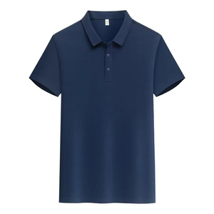 Nuevo diseño de última moda, camisa polo de color sólido para hombre en venta, 100% algodón, cuello polo, transpirable, para adultos y jóvenes. - Product Image 3