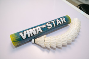 High Performance Vina-Star Goose Feather Lightweight <b>Badminton</b> Shuttlecock Tournament Grade Eco-Friendly Stable Flight for - Product Image 2