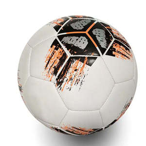Ballon de football en cuir PU pakistanais personnalisé avec logo imprimé pour matchs et entraînements – Nouveautés et idées innovantes pour la vente en gros - Product Image 1