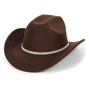 Sombrero Vaquero Occidental Clásico de Cuero con Ala Ancha y Logotipo Personalizado, con Cinturón Personalizado para Viajes, Fiestas, Actividades al Aire Libre, Unisex, para las Cuatro Estaciones - Product Image 4