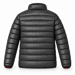 Manufacturer Lightweight Bomber <b>Jacket</b> Reflective Sheen Autumn Fashion Quilted Outerwear Stand Collar Custom Embroidery Front - Product Image 3