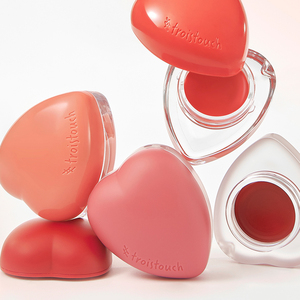 TROISTOUCH HEART PAIRING LIP & CHEEK BLUR POT B01 พีช เบบี้ |   6G |   การปรับให้เรียบเนียน |   เนยเมล็ดคาคาป์ เซราไมด์ เอ็นพี |   เคบิวตี้ - Product Image 2