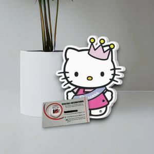 Plaques magnétiques en acrylique tendance et mignonnes pour extensions de cils, motif Princesse Hello Kitty, avec motifs Cœur, Diamant, Fleur, pour marque privée - Product Image 5