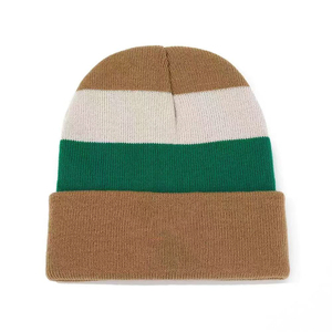 Gorros de punto holgados con logotipo personalizado OEM al por mayor, gorros personalizados para adultos 100% acrílico, calentitos para el invierno, de fábrica. - Product Image 1