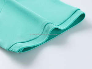 T-shirt polo en maille à manches courtes pour homme, décontracté et professionnel, respirant, imprimé brodé, technique unie - Product Image 5