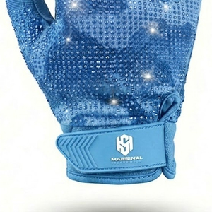 Guantes de Fútbol Americano con Pedrería de Alta Calidad, Última Moda en Ropa Deportiva, Logotipo Personalizado, Tallas Grandes, Más de 1000 Pedrerías, para Hombre - Product Image 5