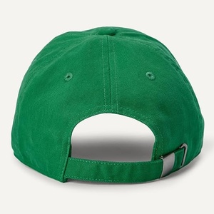 Casquette de baseball verte à 6 panneaux, réglable, en sergé de coton, unisexe, décontractée, couleur unie, taille adulte - Product Image 5