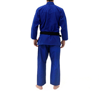 Kimono de Jiu-Jitsu Brésilien de Qualité Supérieure pour Hommes, Blanc avec Ceinture Noire, Logo Personnalisé, Tenue de Karaté