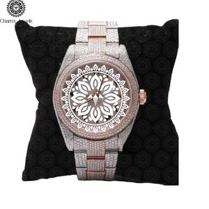 Charm Jewels Luxury Stainless Steel <b>Watch</b> 38mm Round Dial Analog Quartz Movement Sapphire Crystal Women's Fashion Timepiece - Product Image 1