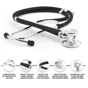 Estetoscopio de Doble Cara de Acero Inoxidable de Alta Calidad, Clase I, Manual, Dispositivo Médico, Instrumentos de Diagnóstico, CE ISO - Product Image 5