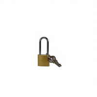 CANDADO 25X60MM Cadenas rectangulaire en laiton chromé avec verrouillage à levier unique