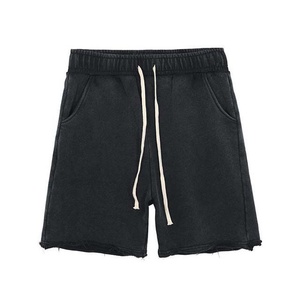 Shorts pour hommes en stock, haute qualité, design unique, décontractés, personnalisables, grandes tailles, mi-longs, tricotés, 100% coton, respirants, vente chaude - Product Image 2