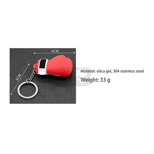 Llavero de Guantes de Boxeo de Cuero PU Mini de Alta Calidad con Logotipo Personalizado al por Mayor, Color Personalizado, para Deportes y Entretenimiento en el Hogar - Product Image 2