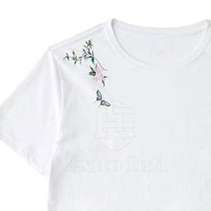 Camiseta Transpirable de Algodón/Spandex para Hombre, Diseño Personalizado OEM ODM 2026, con Logotipo Bordado - Product Image 4