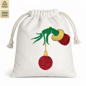 Pochette de toilette en coton non laminé, pochette de voyage, 16x19 cm, logo personnalisé, vente en gros, OEM, marque privée, modèle SS172 - Product Image 2