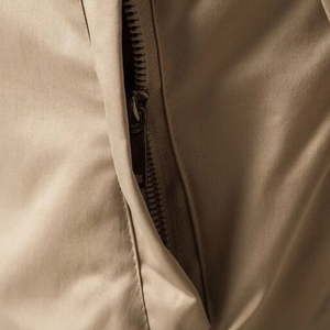 Custom Beige Bomber <b>Jacket</b> <b>Men</b> Lightweight Windbreaker Casual Outerwear Fashion Zipper <b>Jacket</b> Wholesale Streetwear Supplier - Product Image 2