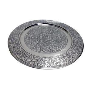Nouvelle Assiette de Présentation Ronde Dorée Martelée Style Moderne Écologique avec Vaisselle de Qualité Supérieure - Product Image 5