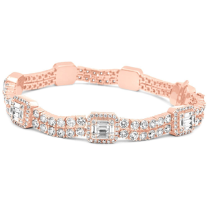 Bracelet cubain élégant en argent sterling 925 style diamant, bijoux de mode pour hommes et femmes modernes, idéal pour les mariages et les soirées. - Product Image 2