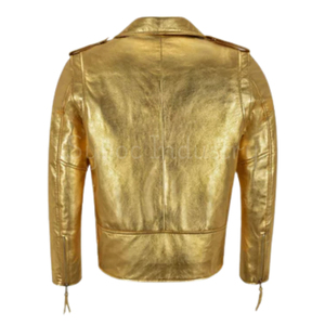 Chaqueta de Cuero Clásica de Motociclista de Primera Calidad, Hecha a Medida, 100% Cuero Vacuno Original para Hombre - Product Image 6