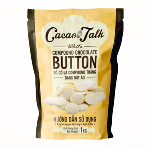 Chocolate Compuesto Exótico Vietnamita con Galletas de Panadería HALAL OEM/ODM Botón de Chocolate Blanco 1KG Envío Global - Product Image 1