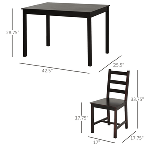 Ensemble de salle à manger élégant : table et chaises pour des repas confortables - Product Image 3