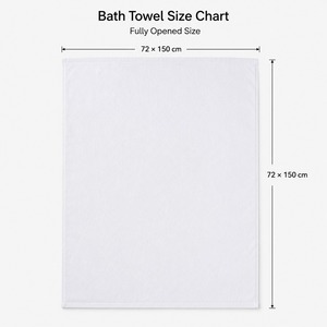 Toalla de Baño de Algodón Puro Blanco de Primera Calidad, 550 GSM, Ultra Suave, Gruesa, Altamente Absorbente y Duradera, Ideal para Hoteles, Spa y Resorts - Product Image 6