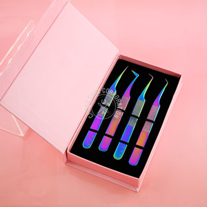 แหนบต่อขนตา90องศาแหนบต่อขนตาเพิ่มวอลลุ่มแหนบสแตนเลส - Product Image 1
