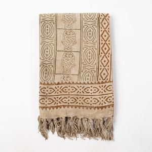 Nueva colección Vintage algodón sofá granja tiro algodón bloque impreso manta cama tiro - Product Image 6