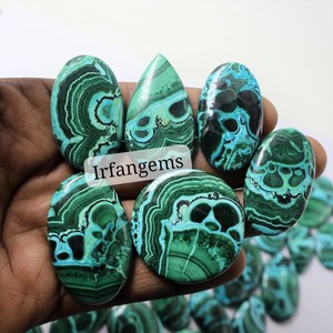 Chrysocolla Malachite Gemstone <b>Top</b> Grade Quality 100% Natural Chrysocolla Malachite Cabochon Loose Gemstone For Making Jewellery - Product Image 4