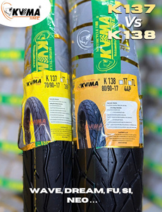 KUMA Motorcycle Tire Casing <b>70</b> 90R 17 80 90R 17 TT TL 44P Replacement Tire for Motorcycles with 17 inches - Product Image 2