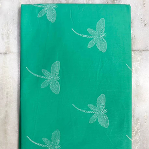 Tela de algodón elegante con estampado en bloque, ecológica, reutilizable, con estampado floral personalizado, tela estampada a mano, proveedor de pedidos al por mayor. - Product Image 1