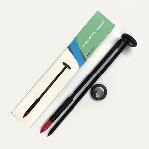 Martillo de Reflejos Nerviosos Multifuncional con Certificación CE, Cabeza Redonda de Aleación de Zinc, Mango de Nailon, Martillo de Percusión para Diagnóstico Médico - Product Image 6