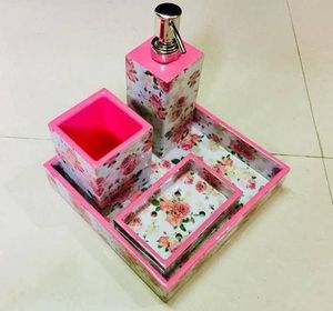 For Gift Wooden Printed storage Tray Unique Design Rectangular Shape Handmade Collection MDF Printed Tray Factory Price - Product Image 2